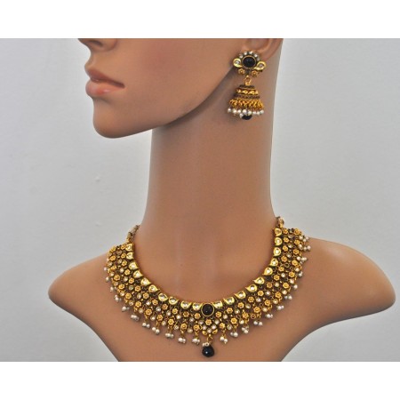 Floral Kundan Set